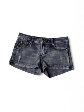 2B Bebe y2k low rise blue denim shorts